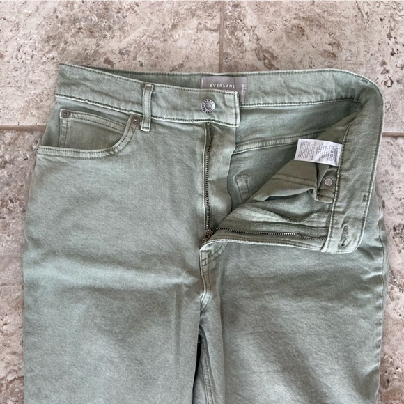 Everlane The Way-High Straight Leg Jean in Pale Aqua Green Gray, size 28R - Picture 6 of 10